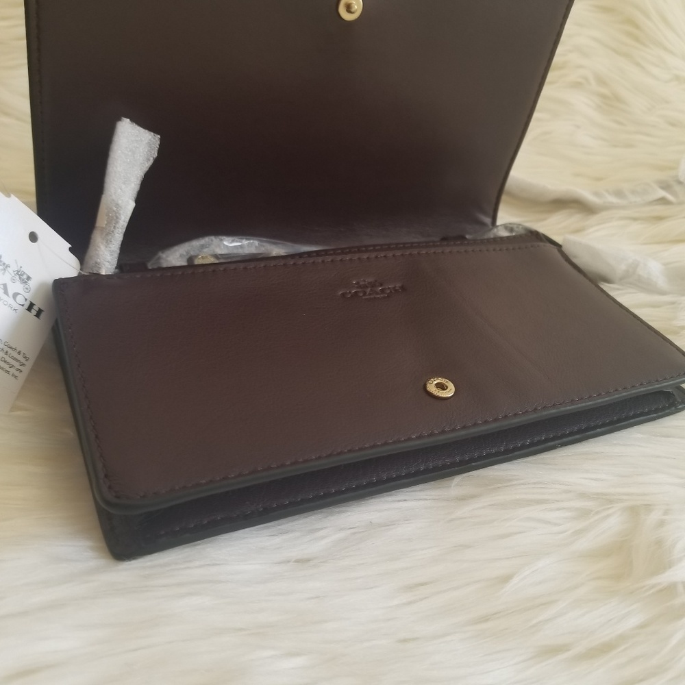 NWT*Coach Signature Foldover Crossbody*Host Pick🎉 - Picture 3 of 7